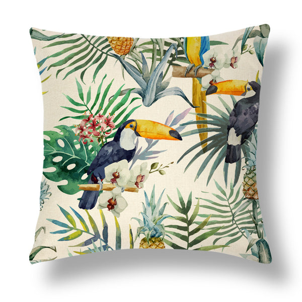 Tropical Throw Pillow Cover