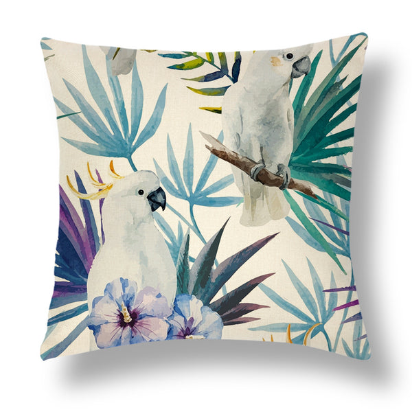 Tropical Throw Pillow Cover