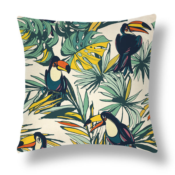 Tropical Throw Pillow Cover