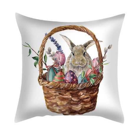 Floral Easter Pillow Cover