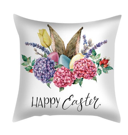 Floral Easter Pillow Cover