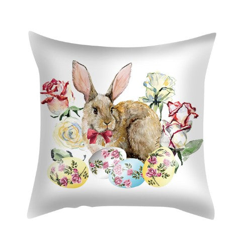 Floral Easter Pillow Cover