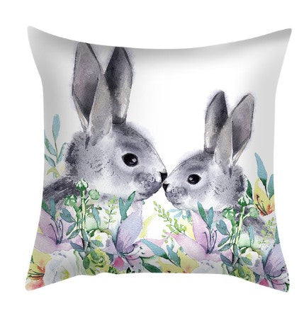 Floral Easter Pillow Cover