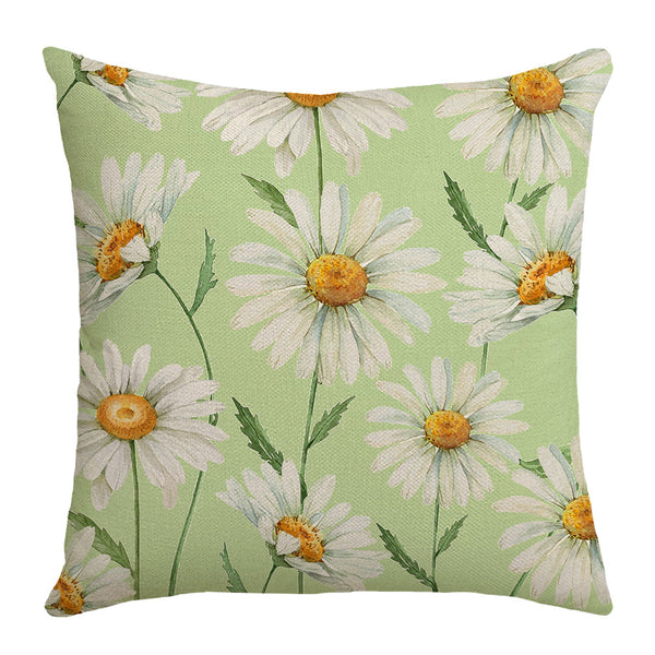 Daisies and Lavender Pillow Cover Home Decor