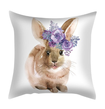 Floral Easter Pillow Cover