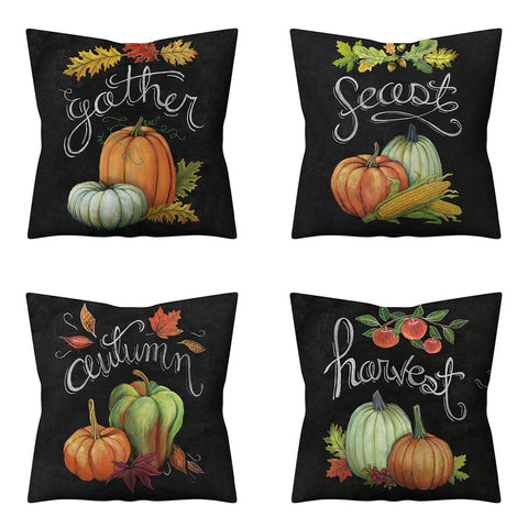 Pumpkin Thanksgiving Fall Home Decor Sofa Pillow Cover