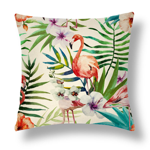 Tropical Throw Pillow Cover