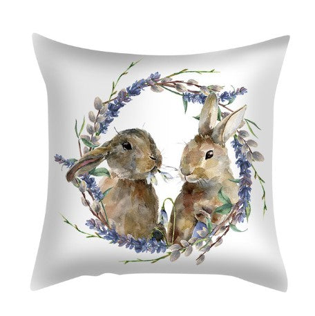 Floral Easter Pillow Cover