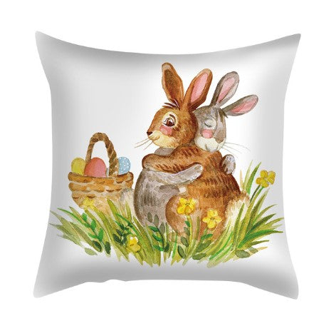 Floral Easter Pillow Cover