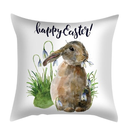 Floral Easter Pillow Cover