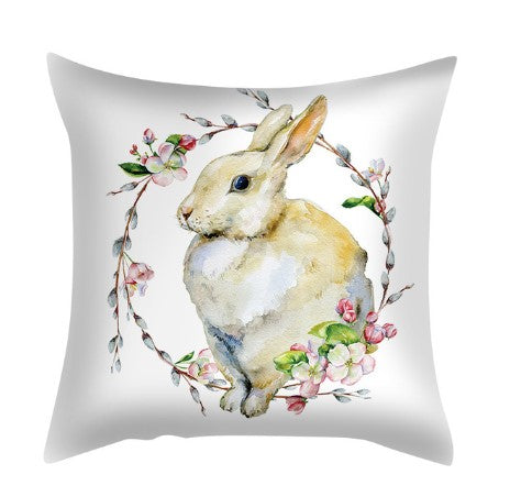 Floral Easter Pillow Cover