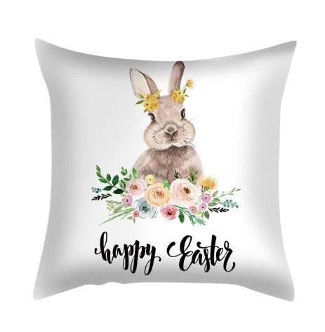 Floral Easter Pillow Cover