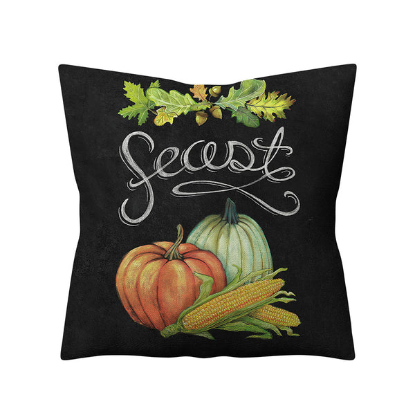 Pumpkin Thanksgiving Fall Home Decor Sofa Pillow Cover