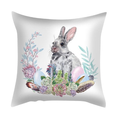 Floral Easter Pillow Cover