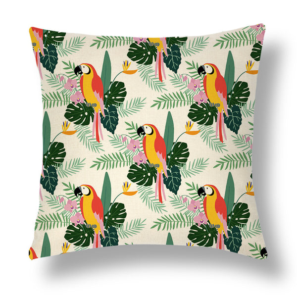 Tropical Throw Pillow Cover
