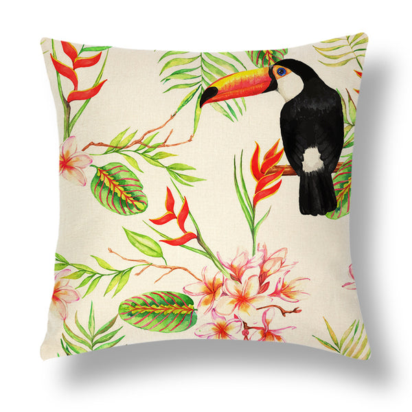 Tropical Throw Pillow Cover