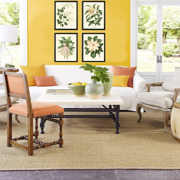 Magnolia White Flowers Botanical Wall Art Prints Set of 4 Beautiful Antique Vintage Blooming Tree Grapes Lily Green Home Decor to Frame AJW